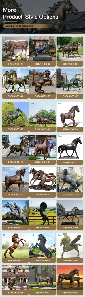 bronze horse