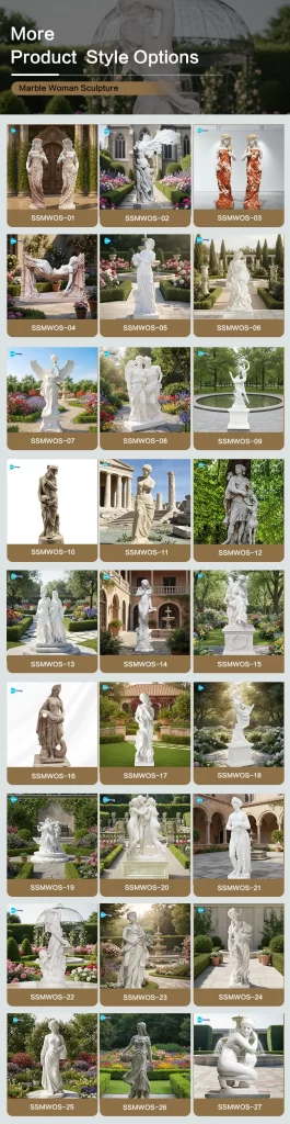 marble woman sculpture