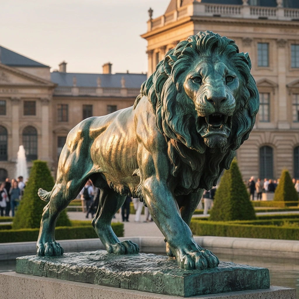 Classic bronze figure sculpture with rich patina finish, cast using traditional lost-wax method for museum and memorial projects