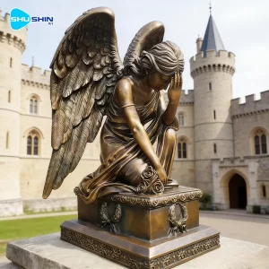 Custom Life Size Bronze Goddess Sculptures With Antique Finish Uv Printing Custo