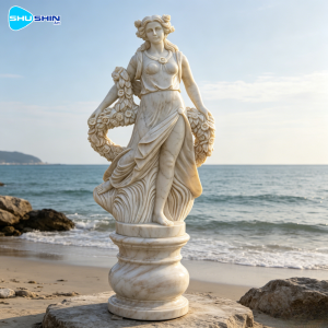Factory Price Hand Carved Natural Stone Marble Nud