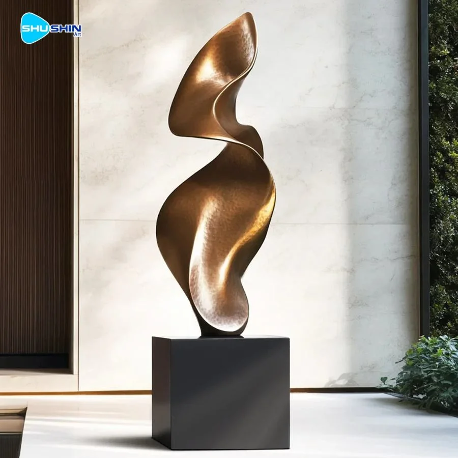 Large Indoor Home Decoration Bronze Model Cast Modern Art Abstract Sculpture For