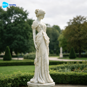 Life Size Sexy Female Marble Statue Custom Design 