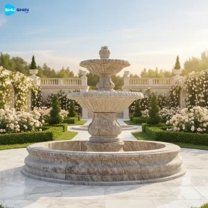 Marble Granite Fountain Entrance Garden Hand Carved Outdoor Decoration High Quality Mat 1