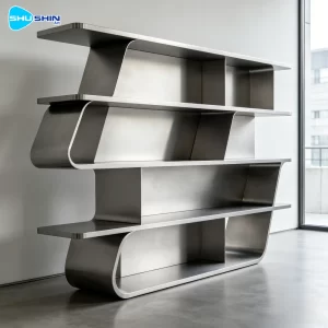 Steel High End Custom Polished Stainless Steel Sculpture With Uv Printing Modern Desig