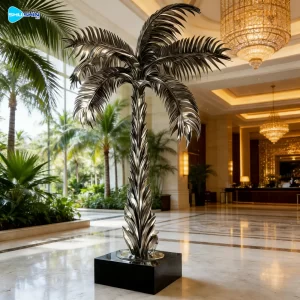 Steel Outdoor Life Size Modern Decorative Welded Polished Stainless Steel Sculpture Pa