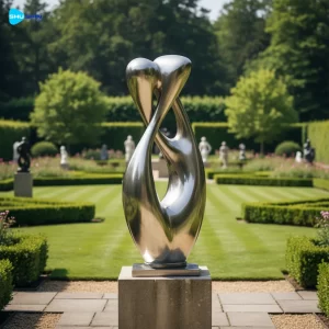 Steel The Convergence Modern Abstract Stainless Steel Sculpture For Gardens Living R
